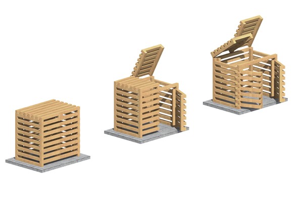 L.V.R. - BOX MULTIUSO IN LEGNO DA ESTERNO