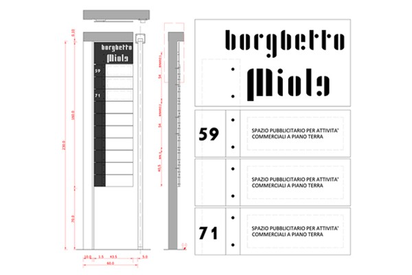 LOGO B.M - LOGOTIPO PER BORGHETTO MIOLA